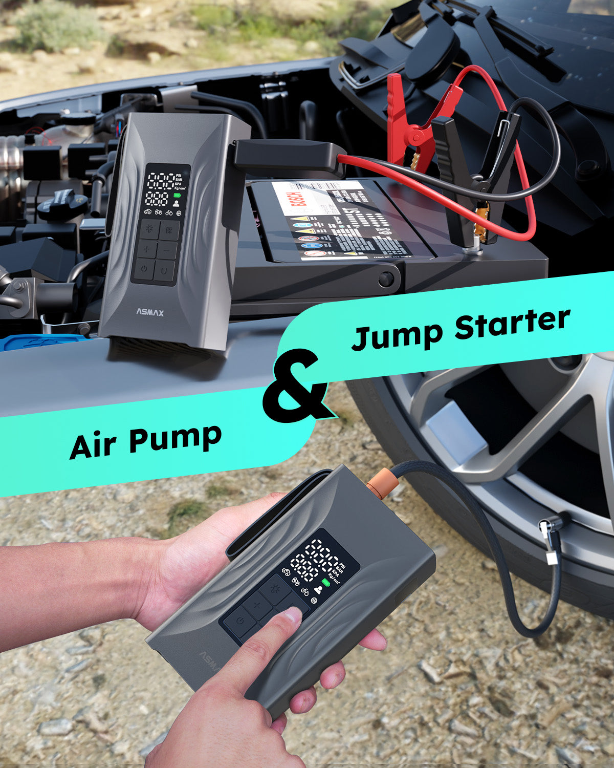 T20 Jump Starter & Tire Inflator