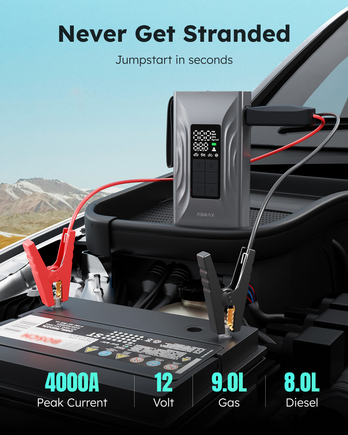 T20 Jump Starter & Tire Inflator