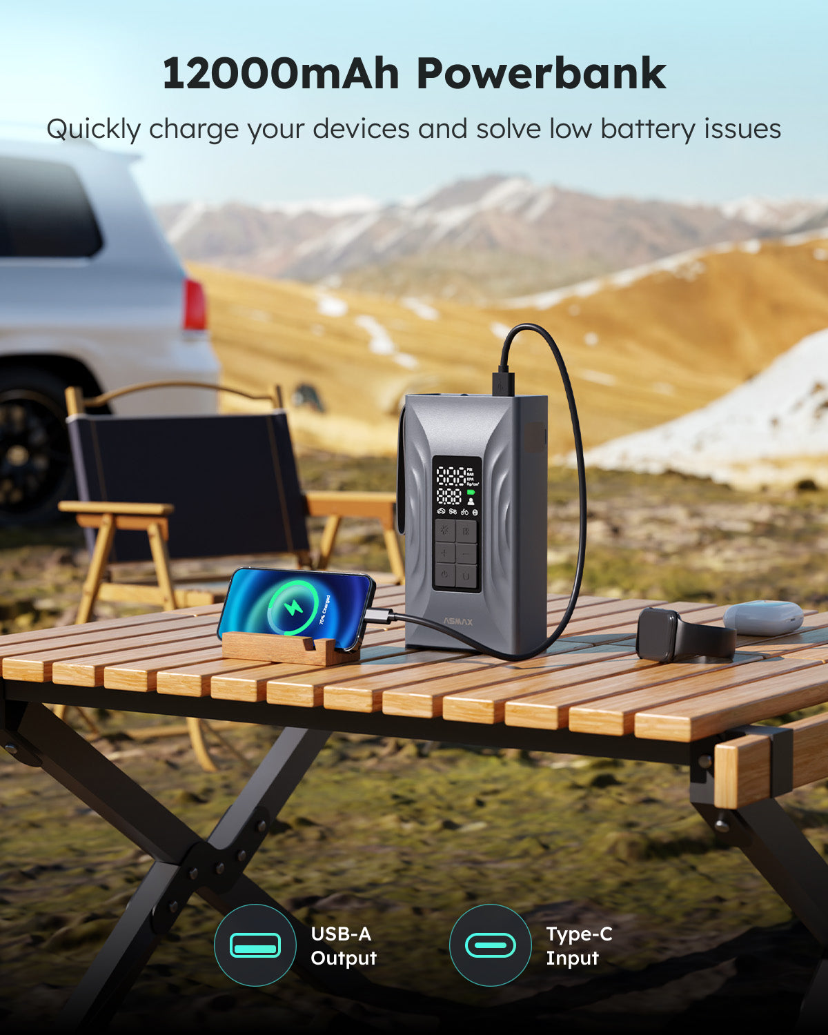 T20 Jump Starter & Tire Inflator