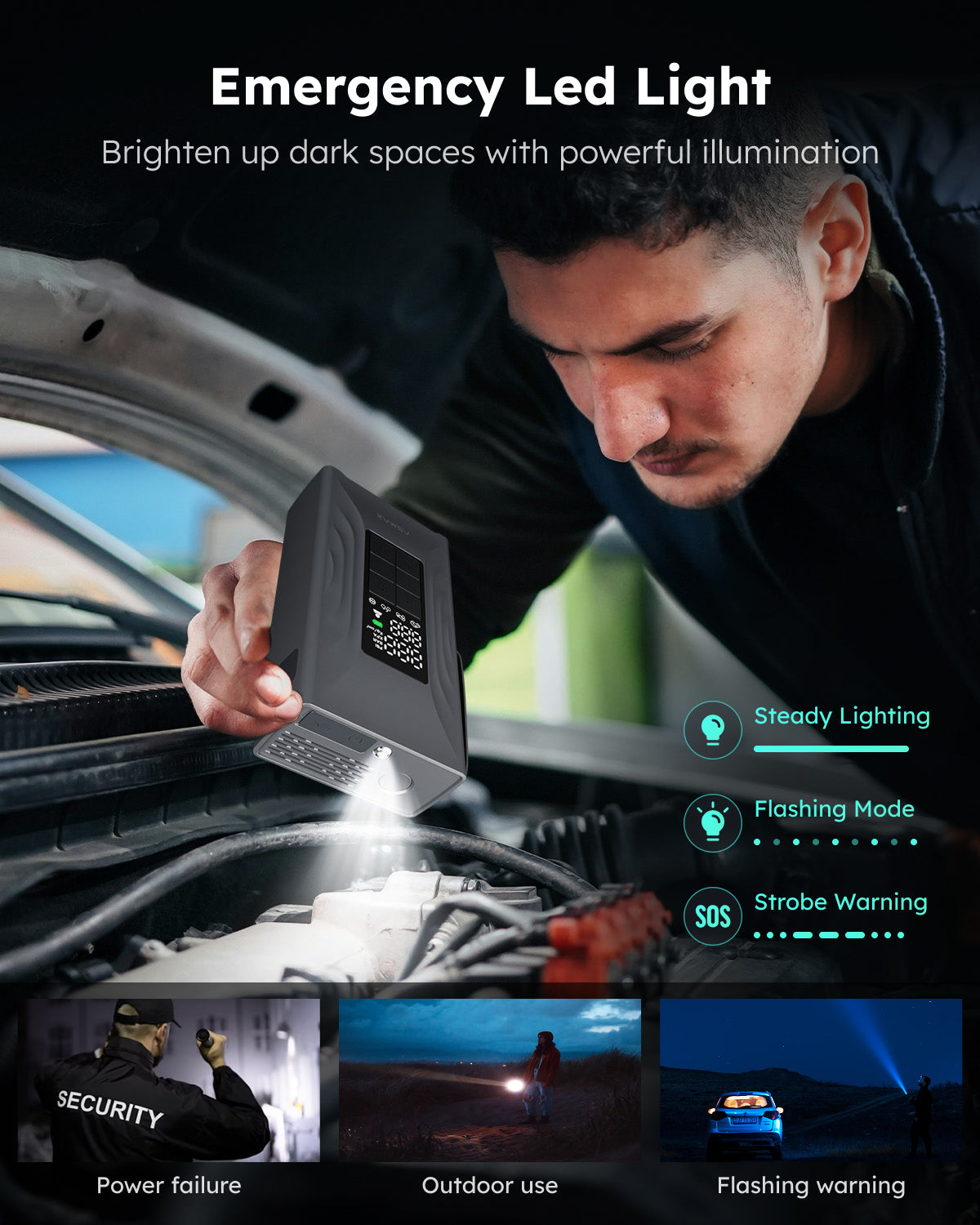 T20 Jump Starter & Tire Inflator