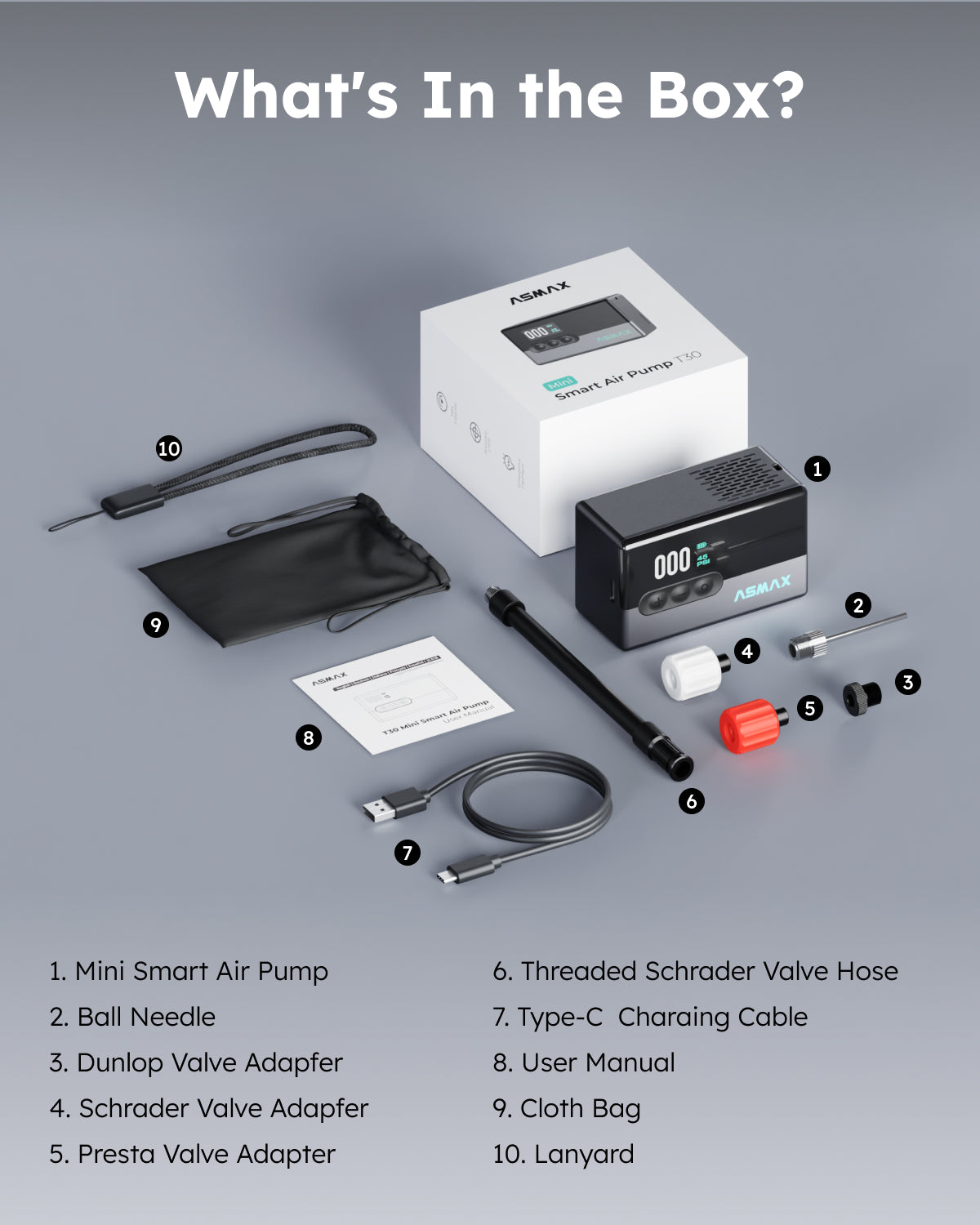 T30 Mini Pocket-Sized Pump