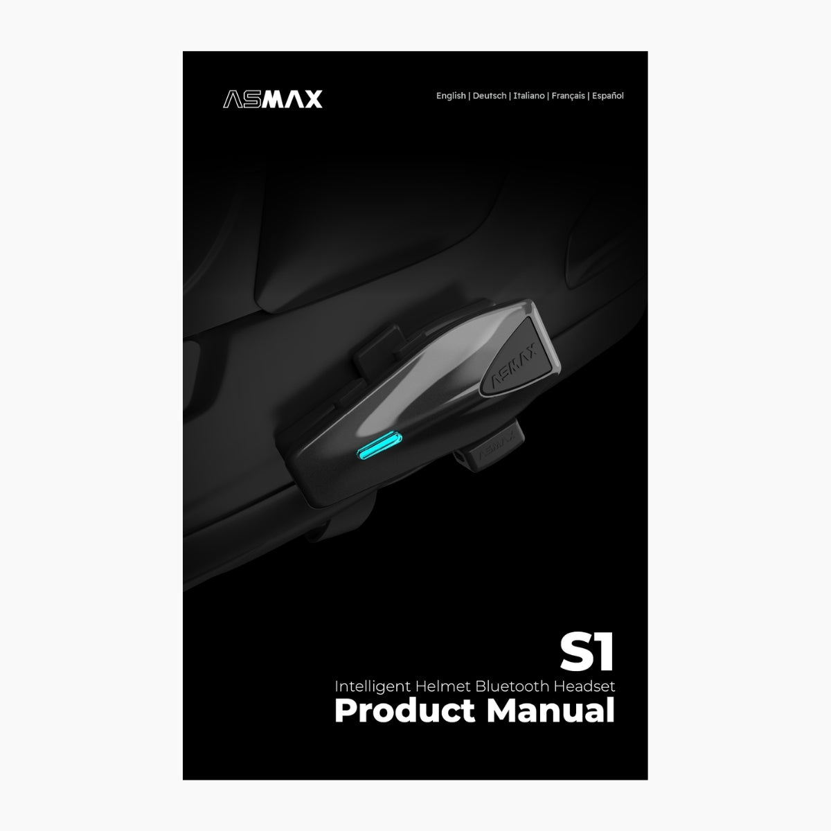 【バイク用品】ASMAX S1 コミュニケーションシステム シングルパック S1 – ASMAXWorld